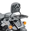 Sissy Bar compatible avec Harley Davidson Softail 18-25 Craftride R1 detachable noir + Porte Bagages p. Sissy Bar