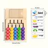 Wooden Word Spelling Games With Word Flash Card Montessori Educational Learning Toys Present For Preschool Kindergarten