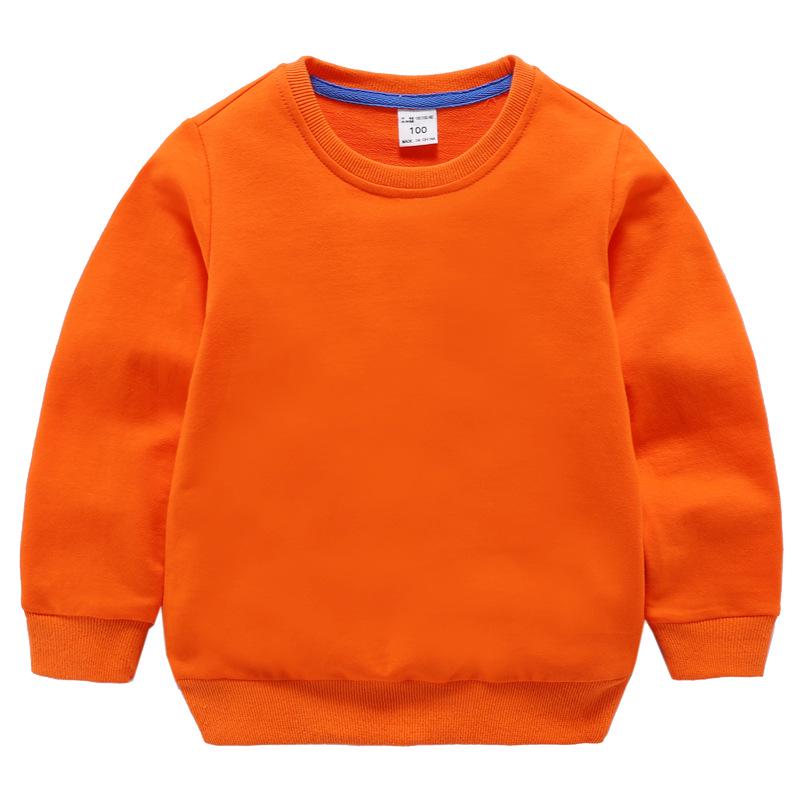 Spring Baby Girls Boys Sweatshirts Kids O-Neck Cotton Pullover Shirts Children Casual Loose Bottoming Tops Clothes