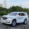 1/24 Toyota Prado Alloy Car Diecasts & Toy Vehicles Toy SUV Car Metal Collection Simulation LAND CRUISER Model Car Kids Gifts