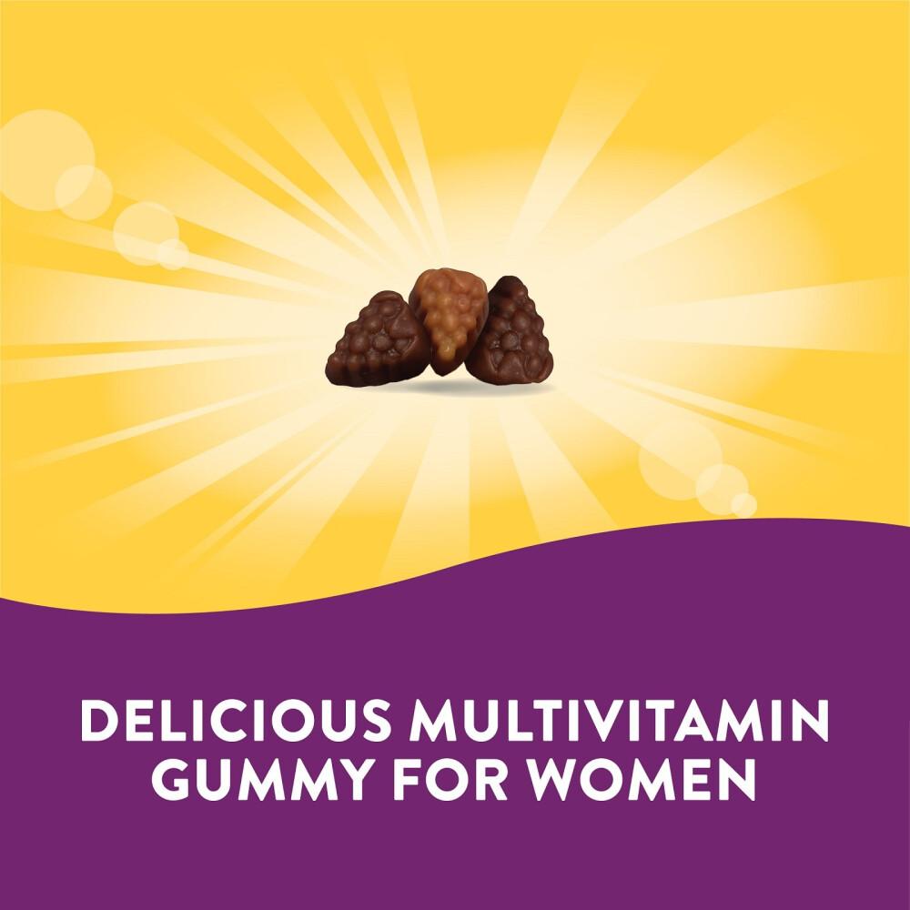 Nature's Way Alive! Women's Premium Gummy Multivitamin Grape Cherry Blueberry 75 Count