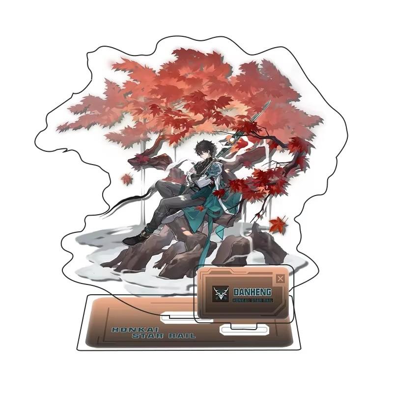 Game Honkai Star Rail Figures Aventurine Acheron Sparkle Anime Acrylic Stand Model Desk Ornaments Fans Friend Xms Gifts