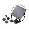 Solar Water Pump Solar Water Sprayer Multifunctional Mini Solar Pump with 6 Nozzles DIY Solar Fountain Kit for Garden Accessory