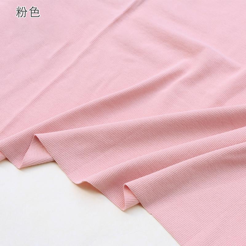 120x50cm Elasticity Cotton Ribbed Knitted Fabric For Undershirt, Women's Dresses, T-shirts, Vests, Handmade DIY Sewing Fabrics