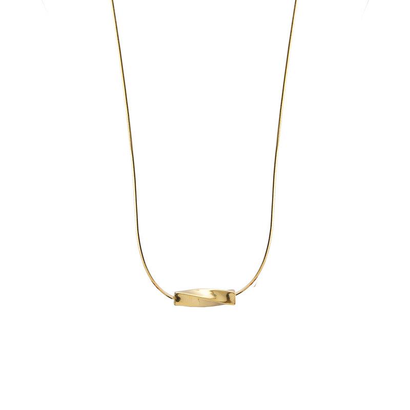 Colier Claviculă Banyan Tree Argint S925 Picătură de Apă - Stil Rece Coreean & Japonez