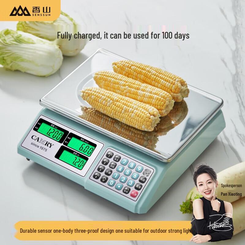 CAMRY 30kg Commercial Electronic Platform Scale (CN version)