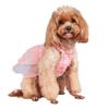 Casual Rose Flowers Small Dog Dress Pink Fashion Cat Skirt Cute Costume Puppy Pet Clothes Party