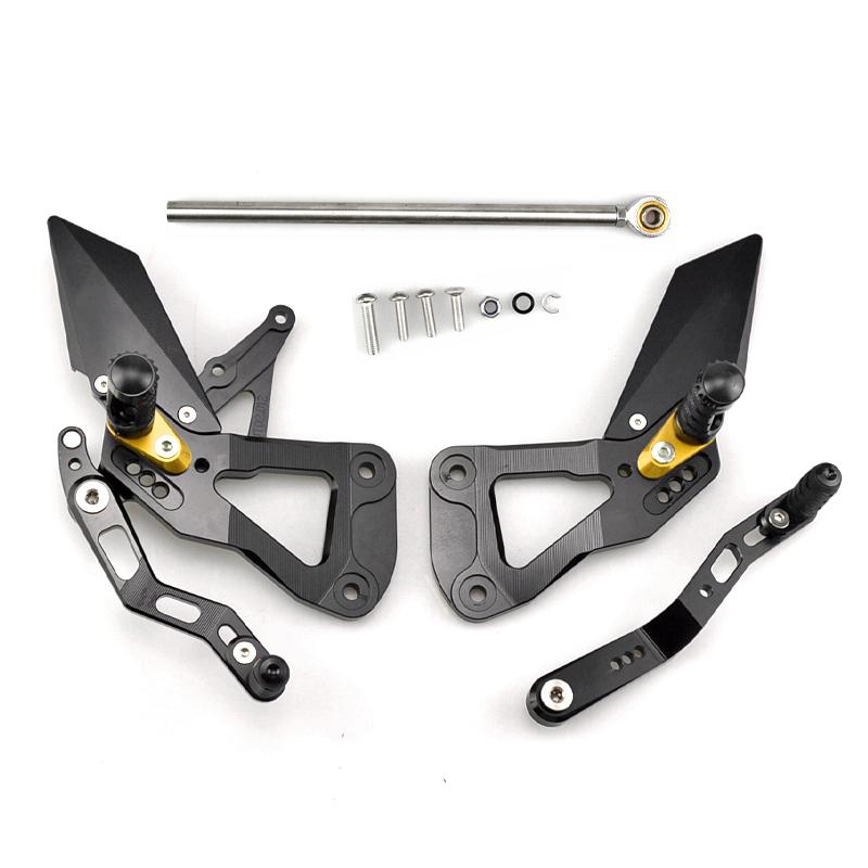Motorcycle FOOTBOARDS For SUZUKI GSXR-1000 2017-2024 Rear Sets Heighten Pedal Adjustable Rearsets FootPegs Shift Lever Brake