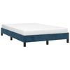 Bed Frame without Mattress Dark Blue 120 x 200 cm Velvet