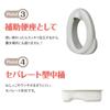 Combi Toilet Training Baby Label Potty Step Gray Approximately 1 year toilet seat 1 year 6 Western-Style (Porty old~/Auxiliary + step Approx.