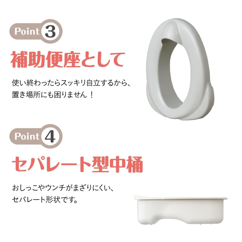 Combi Toilet Training Baby Label Potty Step Gray Approximately 1 year toilet seat 1 year 6 Western-Style (Porty old~/Auxiliary + step Approx.