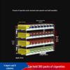 Wall-Mounted Acrylic Cigarette Display with Automatic Pusher