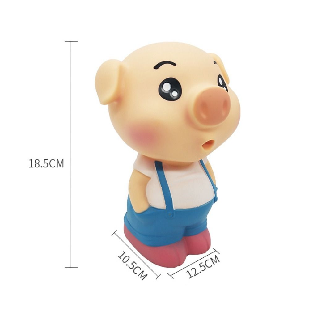 Large Capacity Pig Shaped Money Boxes Savings Tank Pig Money Bank  Bedroom Den Dresser
