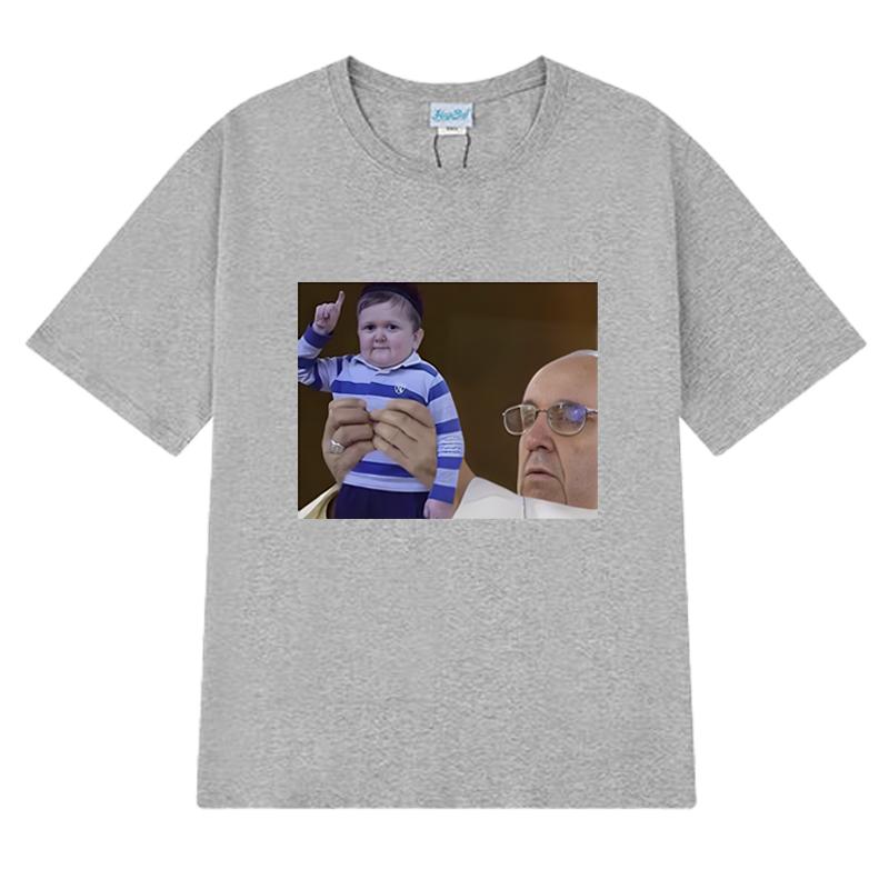 New In Funny Hasbulla Fighting Meme Graphic T Shirts Men Women Oversized Short Sleeve T-shirt Unisex Black 100% Cotton Clothing