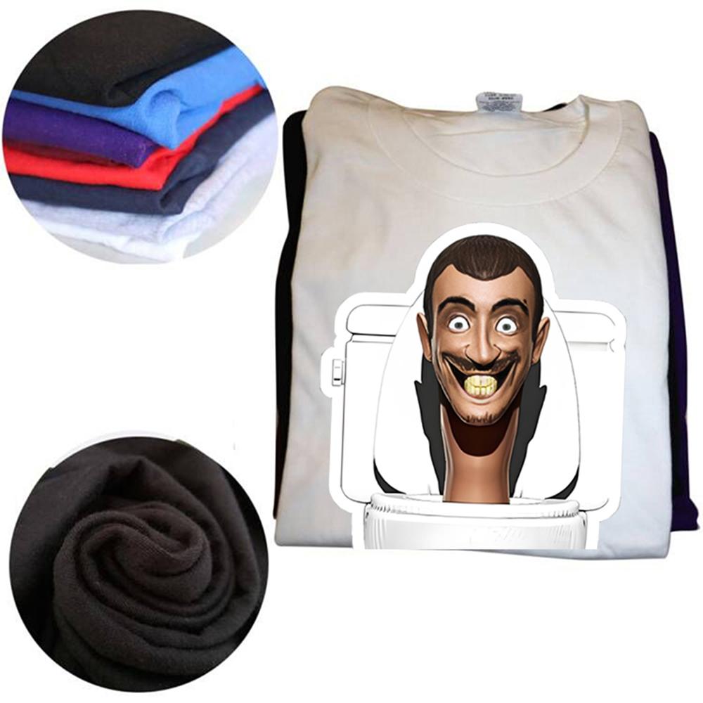 Skibidi Toilet Toaletní Muž Legrační Kreslený Multivesmír Trička Unisex Letní Topy Potisk Originální Design Dárky Tričko Streetwear