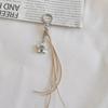Leather Braided Rope Keychain Star Charm Pendant Keyring  Simple All-Matching Bag Decoration Jewelry Accessories