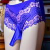Cheap Underwear Men Jockstrap Panties Sexy Laces Penis Pouch Underpants Enhance T-Back Open Butt Thong Lingerie