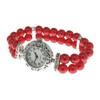 Japanese & Korean Style Pearl Rhinestone Heart Bracelet Watch - Women's Quartz Watch