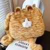 Plush Cat Bag Cute Tote Bag Large Capacity Handbag New Shoulder Messenger Bag