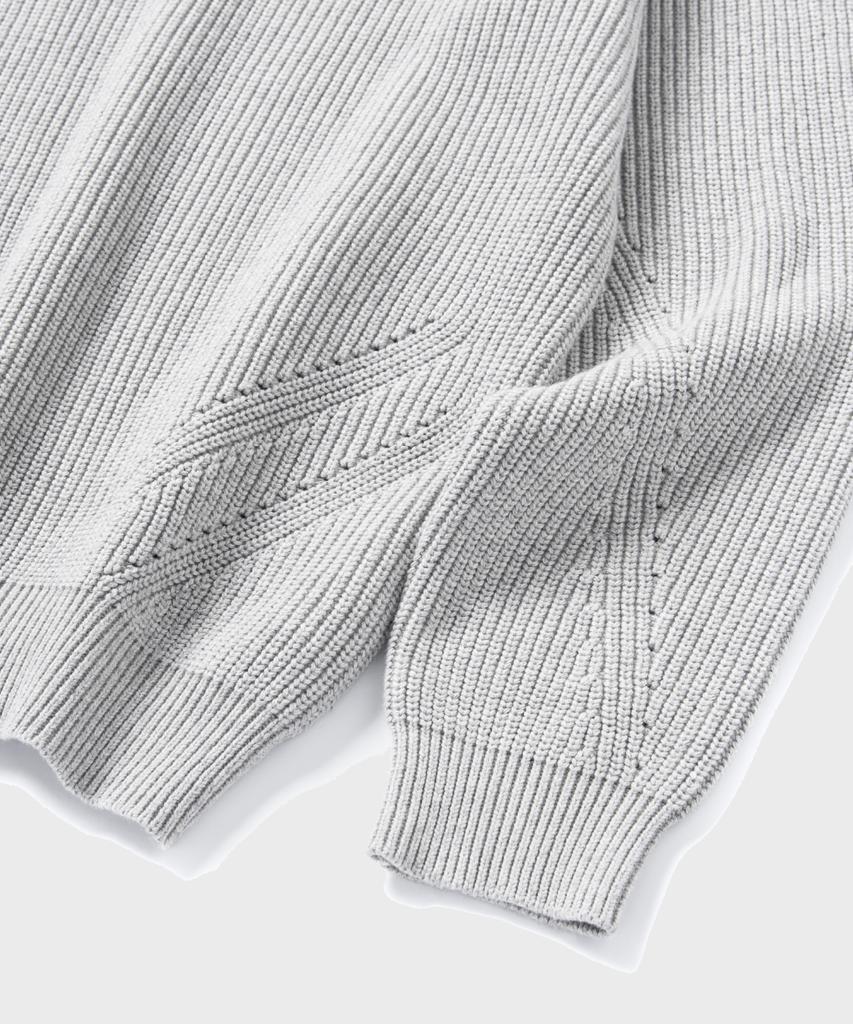 NONBLANK 7G Hachi Knit Round Knit_Grey