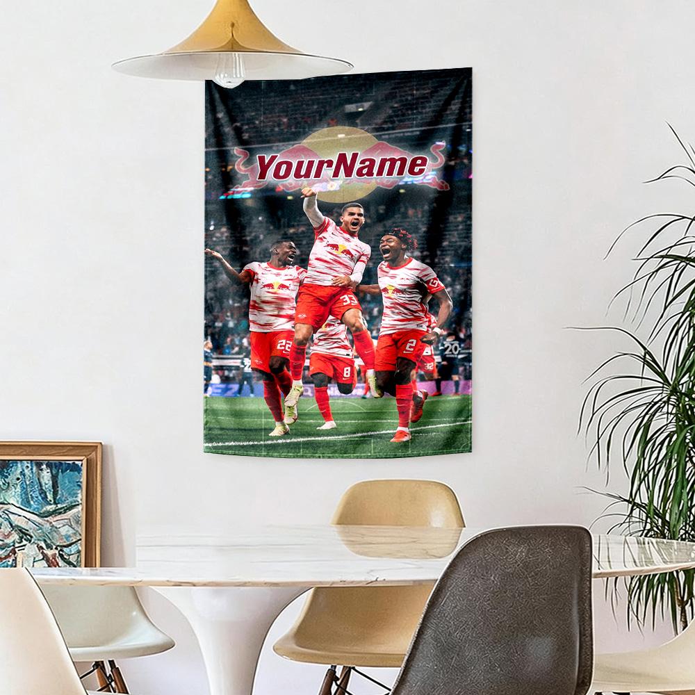 Rb Leipzig Custom Your Name Wall Decor Tapestry Art For Pet Memorial Birthdaywedding Party Backdrop Family Gift