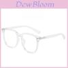Retro Hexagon Blue Light Blocking Glasses Frame With Resin Lenses For Stylish Office Wear