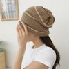 Women's Oversized Pleated Low-Edge Beanie