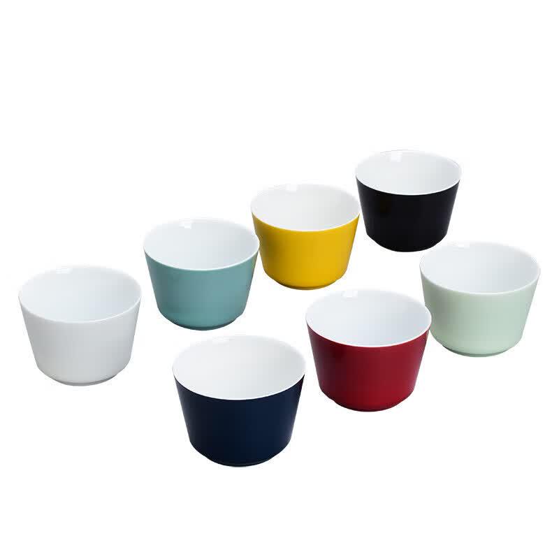 Color Glazed Ceramic Gongfu Master Tea Cup