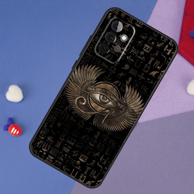 Egyptian Eye Of Horus Case For Samsung Galaxy A13 A16 A26 A36 A56 A06 A55 A35 A15 A54 A34 A14 A53 A12 A22 A32 A52