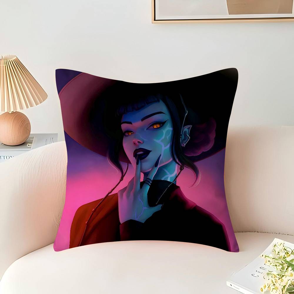 Demon Hunters ZOEY Pillowcase 45x45cm Cute Pillowcase Living Room Sofa Cushion Cover Bedroom Home Decoration Children's Gift