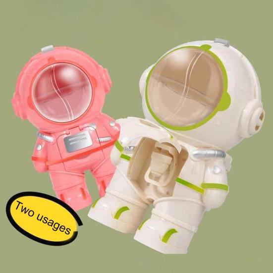 Astronaut Robot Water Dispenser Toy Plastic Educational Play Set Fun Kids Water Bottle Toy for Play Kitchen Outdoor Use