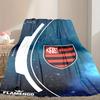 [1pc Rangers FC Blanket] All-Season Blanket - Cozy Blanket for Sofa Couch Home Decoration, Digital Printed Nap Blanket