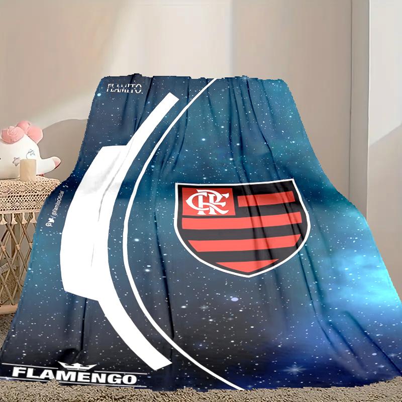[1pc Rangers FC Blanket] All-Season Blanket - Cozy Blanket for Sofa Couch Home Decoration, Digital Printed Nap Blanket