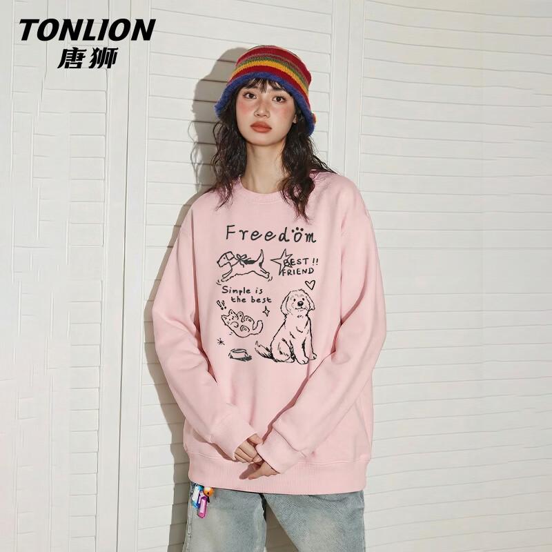 TonLion Women's Loose Fit Long Sleeve Sweatshirt