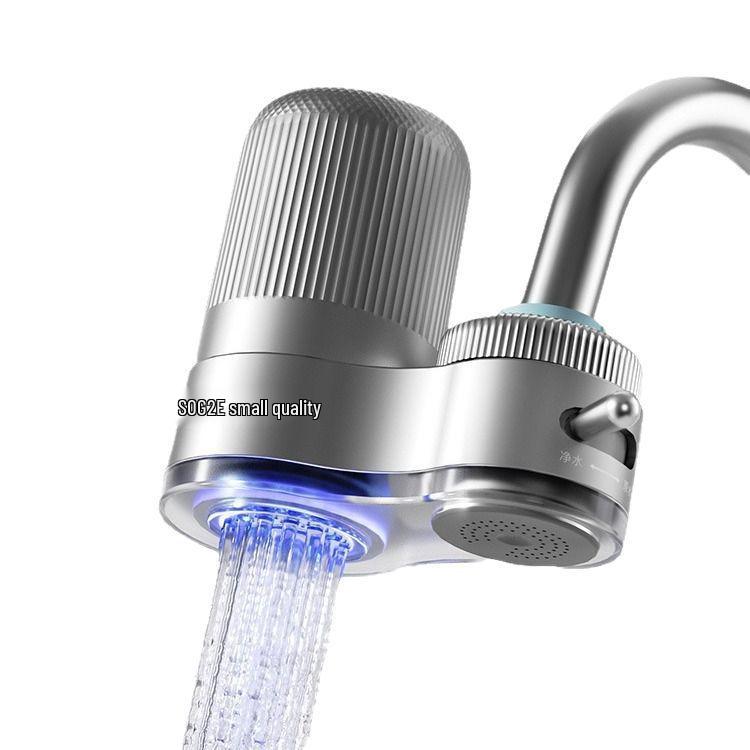Compact Descaling & Chlorine Removal Tap Water Purifier for Kitchen Faucets