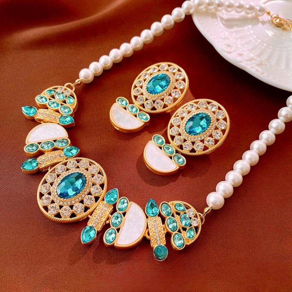 

Круглые серьги в стиле ретро-дворца, серьги высокого темперамента