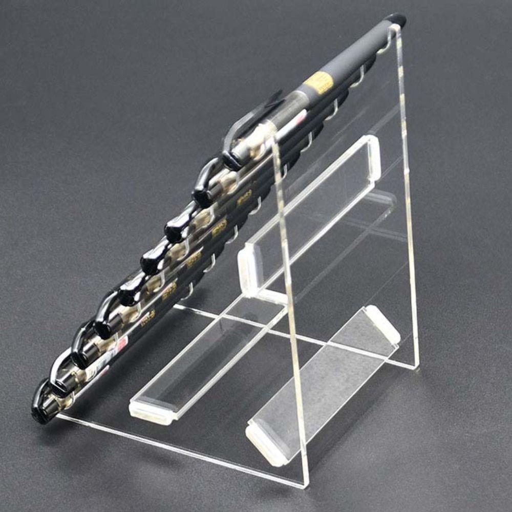 Display Stand Acrylic Pen Holder Transparent Makeup Brush Holder Pen Organiser  Cosmetic Brush