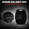 Beardo Activated Charcoal Body Wash100ml With Silicone Scrubber For Men Deep Cleaning Oil Control Daily Use Set 1