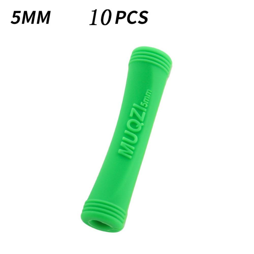 10pcs Wrap Guard Tubes Bike Cable Protectors Protective Sleeve Paintrubber Shift Brake Rubber Pipe Protector Cover Anti-friction