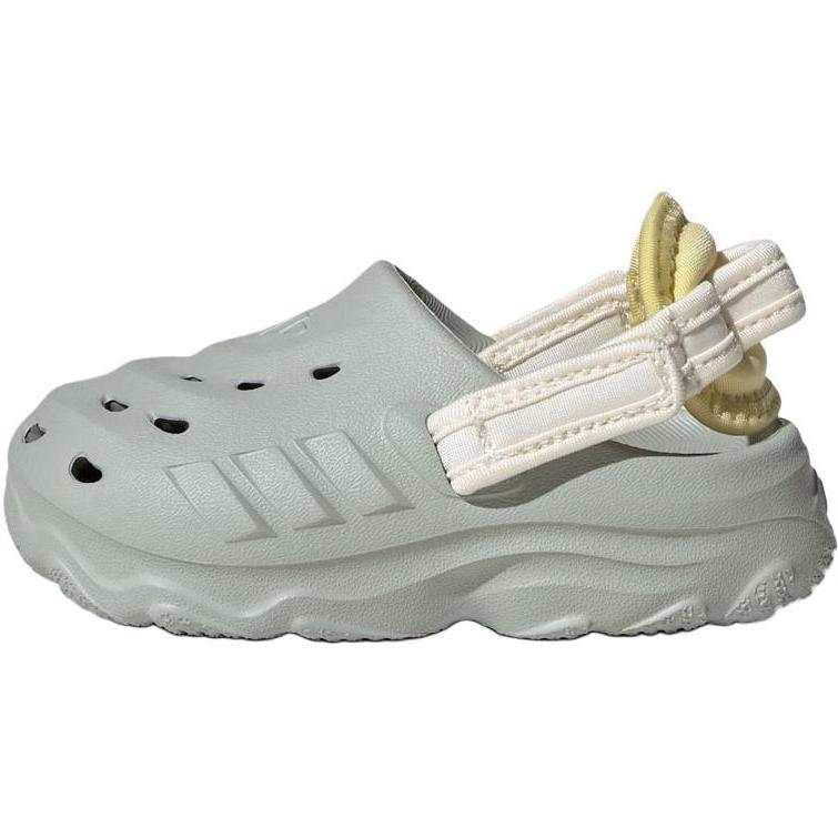 

Adidas Maxx Clog Casual Comfortable Wear-Resistant Waterproof Low-Top Walking Shoes Baby Shoes Light-Gray JS1306 25