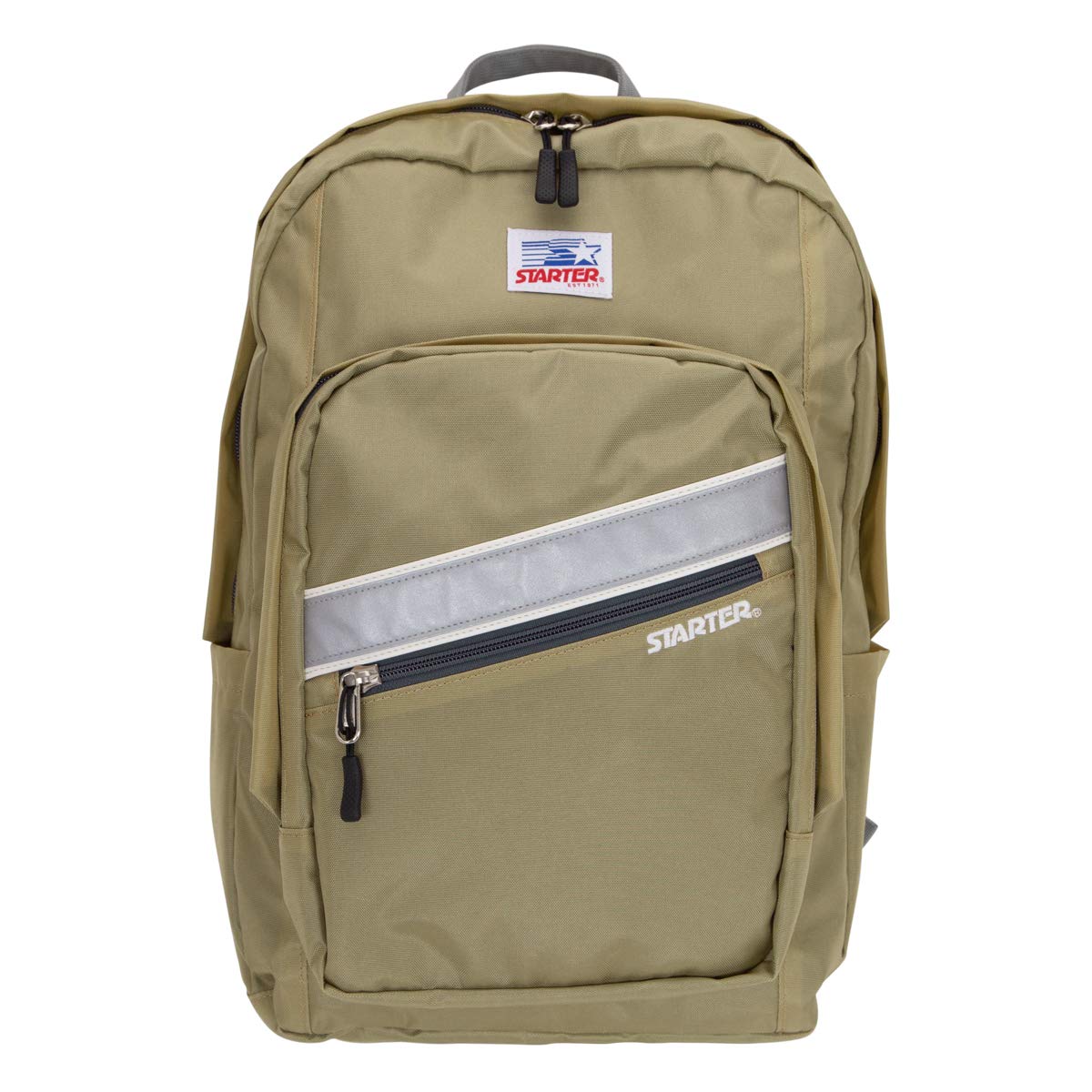 

Рюкзак BS200727 Рюкзак Daypack Backpack Nylon Round Zipper Water Resistant Light Beige [Starter] 21-18 бежевий