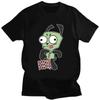 Kawaii Invader Zim Graphic TShirt Happy Hug Ready Zim Image Cute Cartoon T Shirt Unisex Women Retro T Shirt Oversized T Shirt