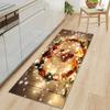 Christmas Kitchen Sand Carpet Doormat Long Floor Mat
