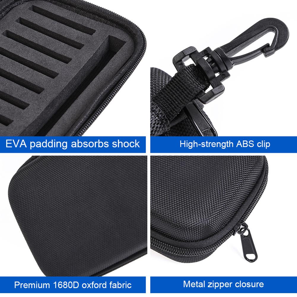 Portable Fishing Flies Bag Ultralight Shock-resistant Double Sided Lure Storage Bag Pouch With Divider Protective Case
