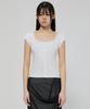 Peulleeoeob Lace Sleeve Top (Fl-112_White)