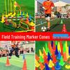 Square Hurdle and Cone Set: Multi-Sport Training Equipment with Marker Poles