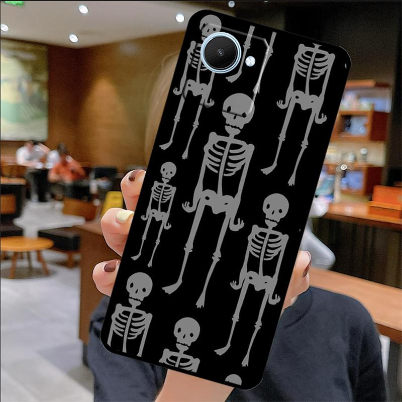 

Психоделический Чехол-Скелет Для Realme C67 C61 C53 C55 C75 C51 C21Y C25S GT 6 6T 5 GT7 Pro 10 11 12 13 14 Pro Plus For Realme GT5