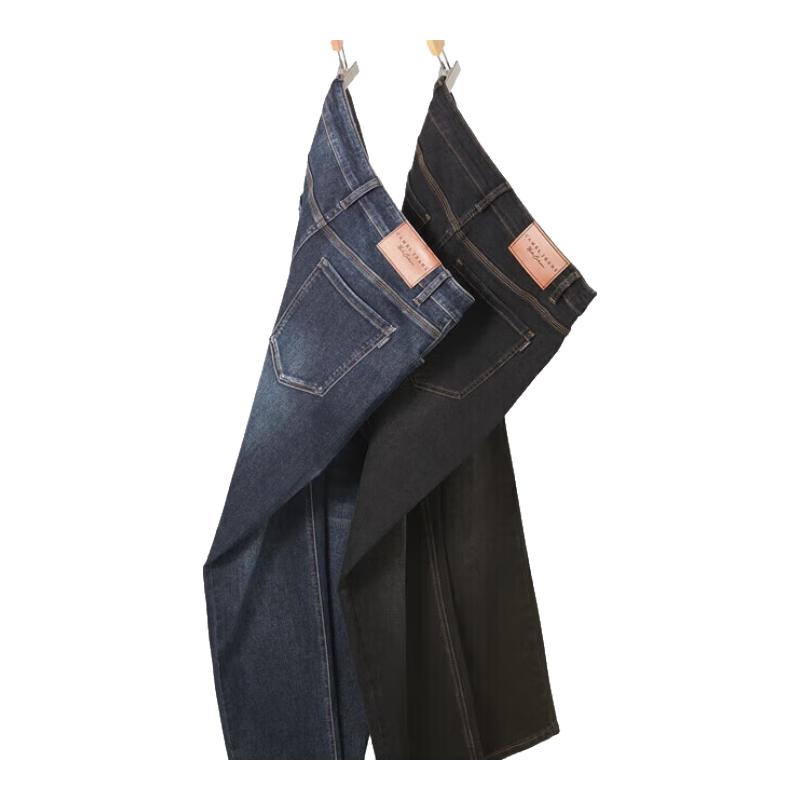 CAMEL Men's Three-Proof Straight-Leg Stretch Jeans