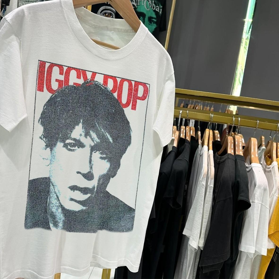 80 s Iggy Pop Promo White T-Shirt XXL M