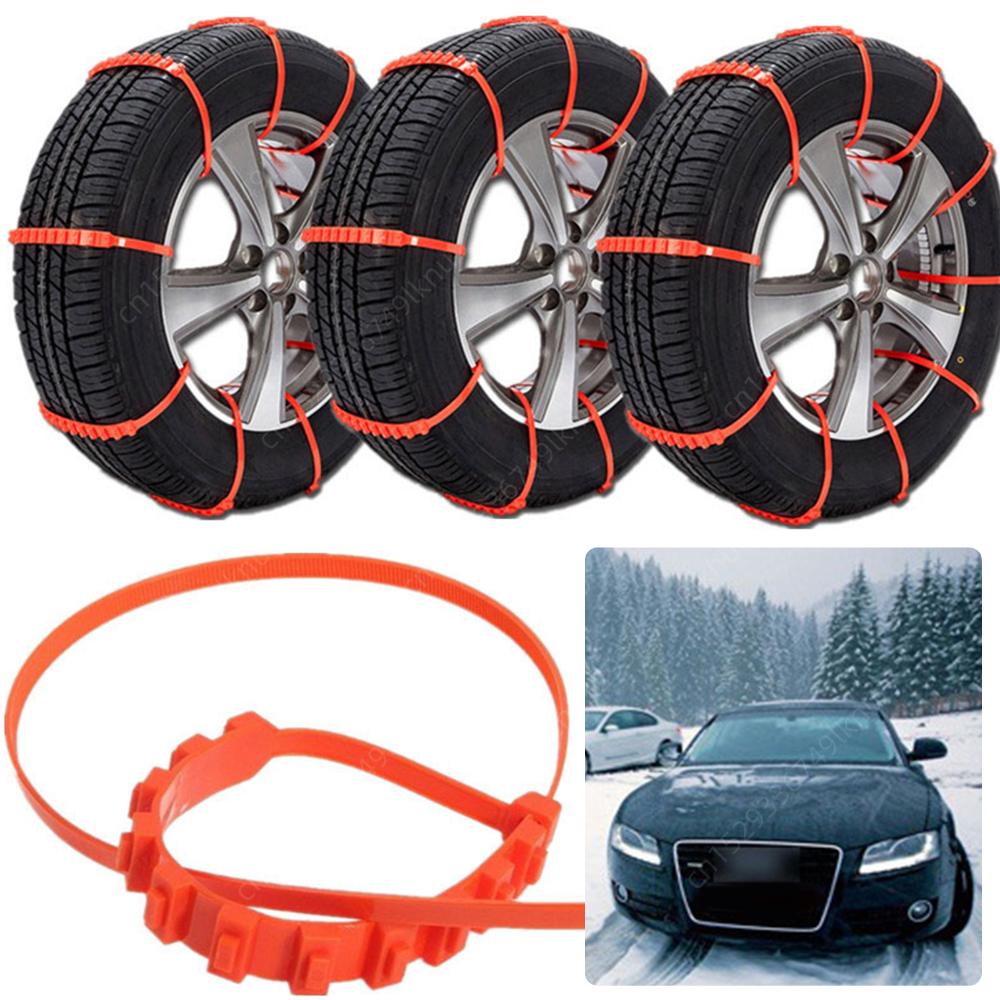 50-10 peças Rodas de Carro Pneus Correntes de Neve Antiderrapantes Nylon Inverno Correntes de Neve para Carro Exterior Pneus de Neve Emergência Correntes para Pneus Antiderrapantes